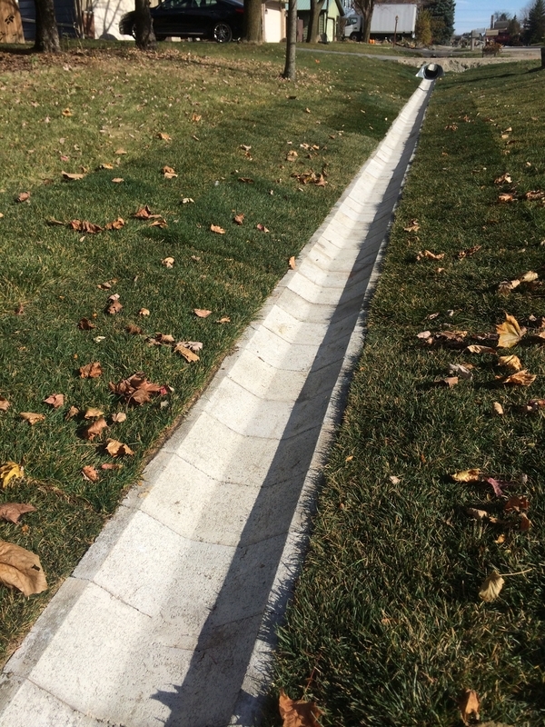 Drainage Solutions Dresen Landscaping, Landscape Around Drainage Ditch