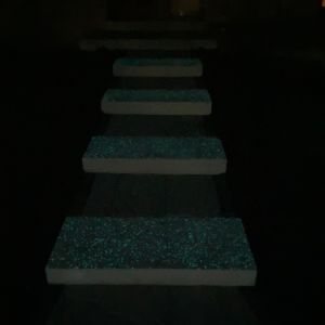 County Materials Passageways "Glow in the Dark" step units at night