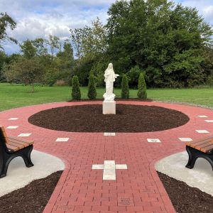 Rosary garden installed for St. Paul the Apostle Church in Mount Pleasant, WI